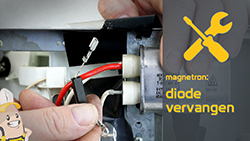 VIDEO-INSTRUCTIE: Hoe vervang ik de diode van mijn microgolfoven?