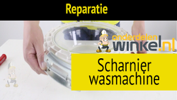 VIDEO-INSTRUCTIE:  Hoe vervang ik het scharnier van mijn wasmachine deur?